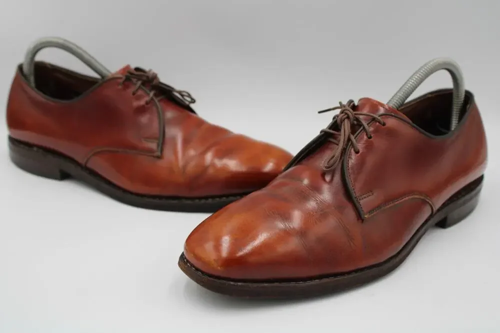 Size 8 - Vintage Allen Edmonds Madison Men's Leather Derby Dress Shoes